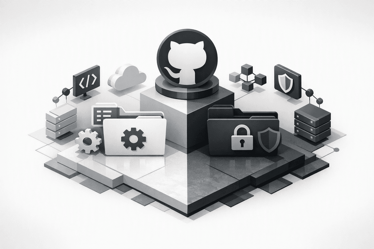 GitHub 組織の設定共有ガイド — .github / .github-private の使い分け