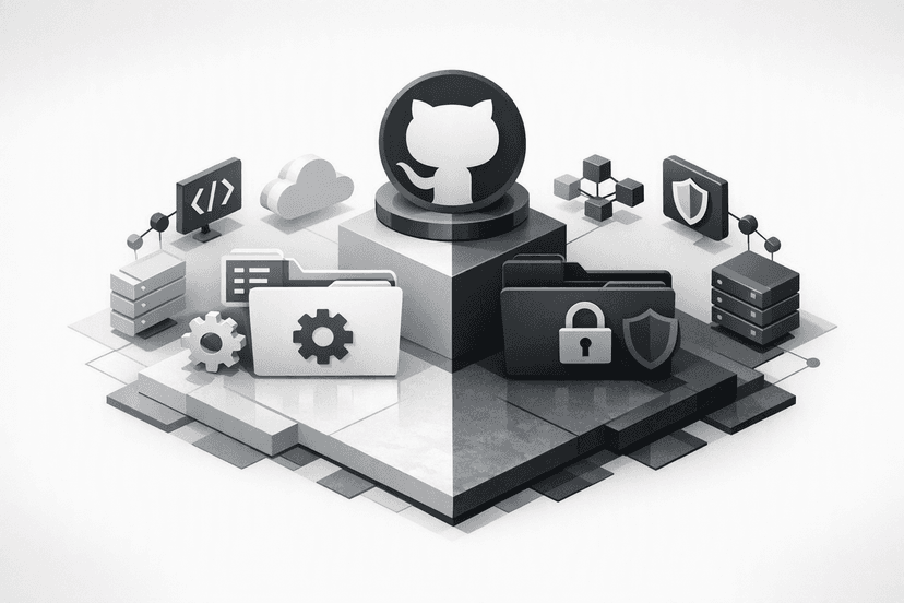 GitHub 組織の設定共有ガイド — .github / .github-private の使い分け