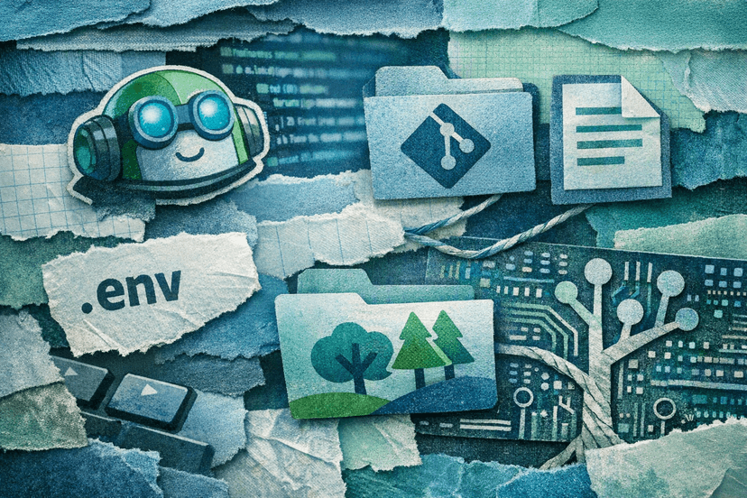 GitHub Copilot app の worktree で .env を共有する — `.worktreeinclude` 実測ガイド
